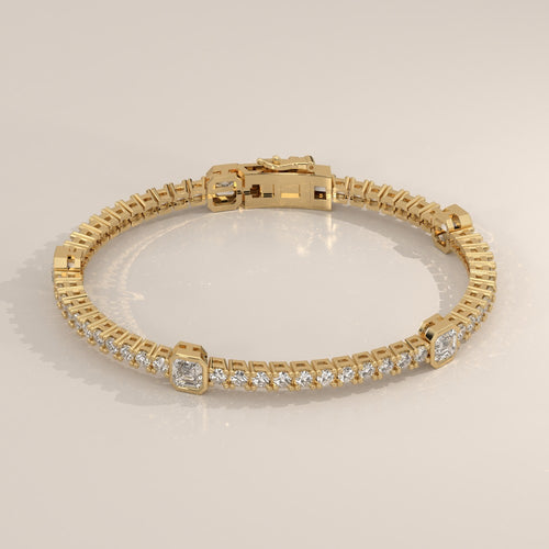 Bezel Set Bracelets