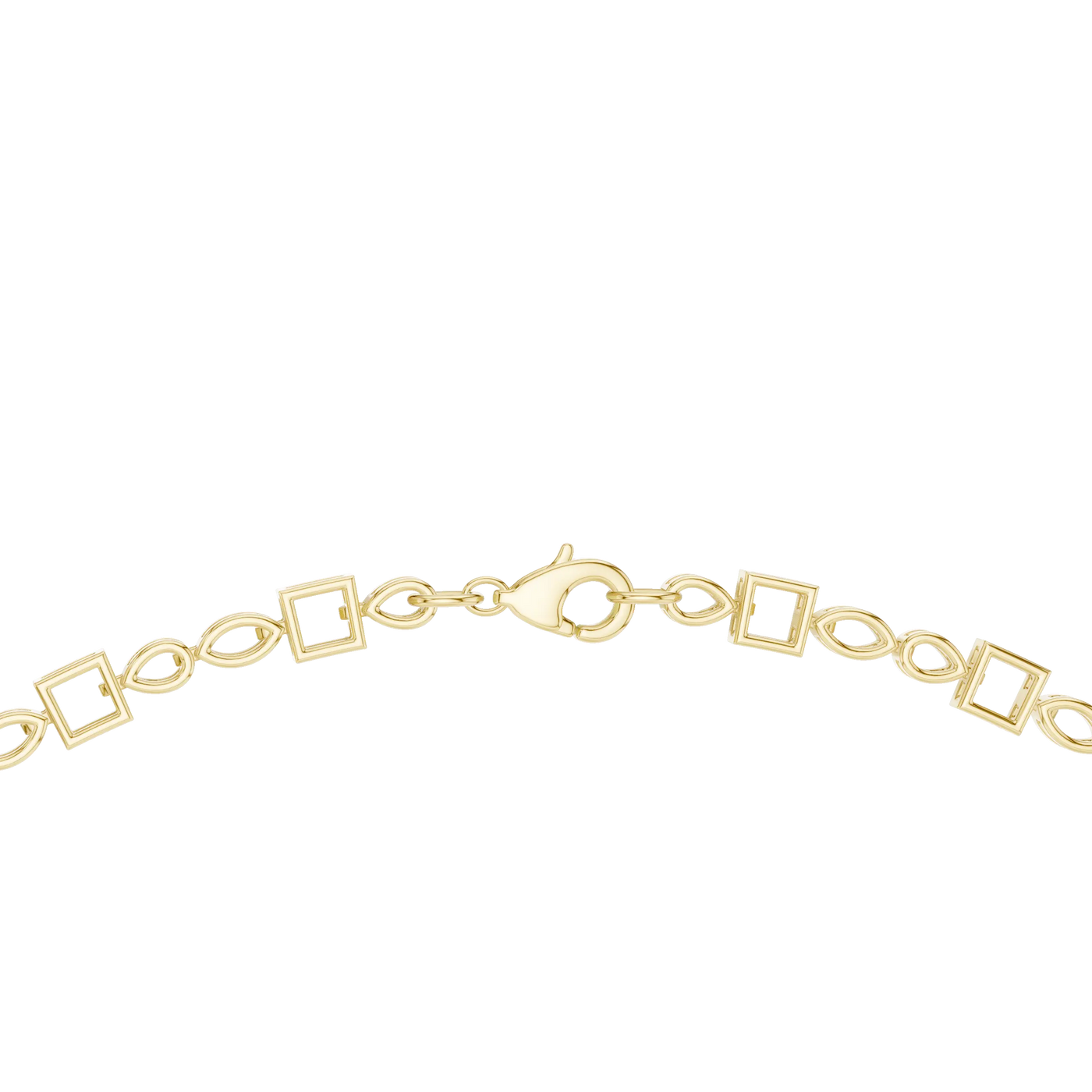 Side-Profile: Round Diamond Bracelet with Prong Setting in 14k Yellow Gold - Lab Grown - Driona Jewels