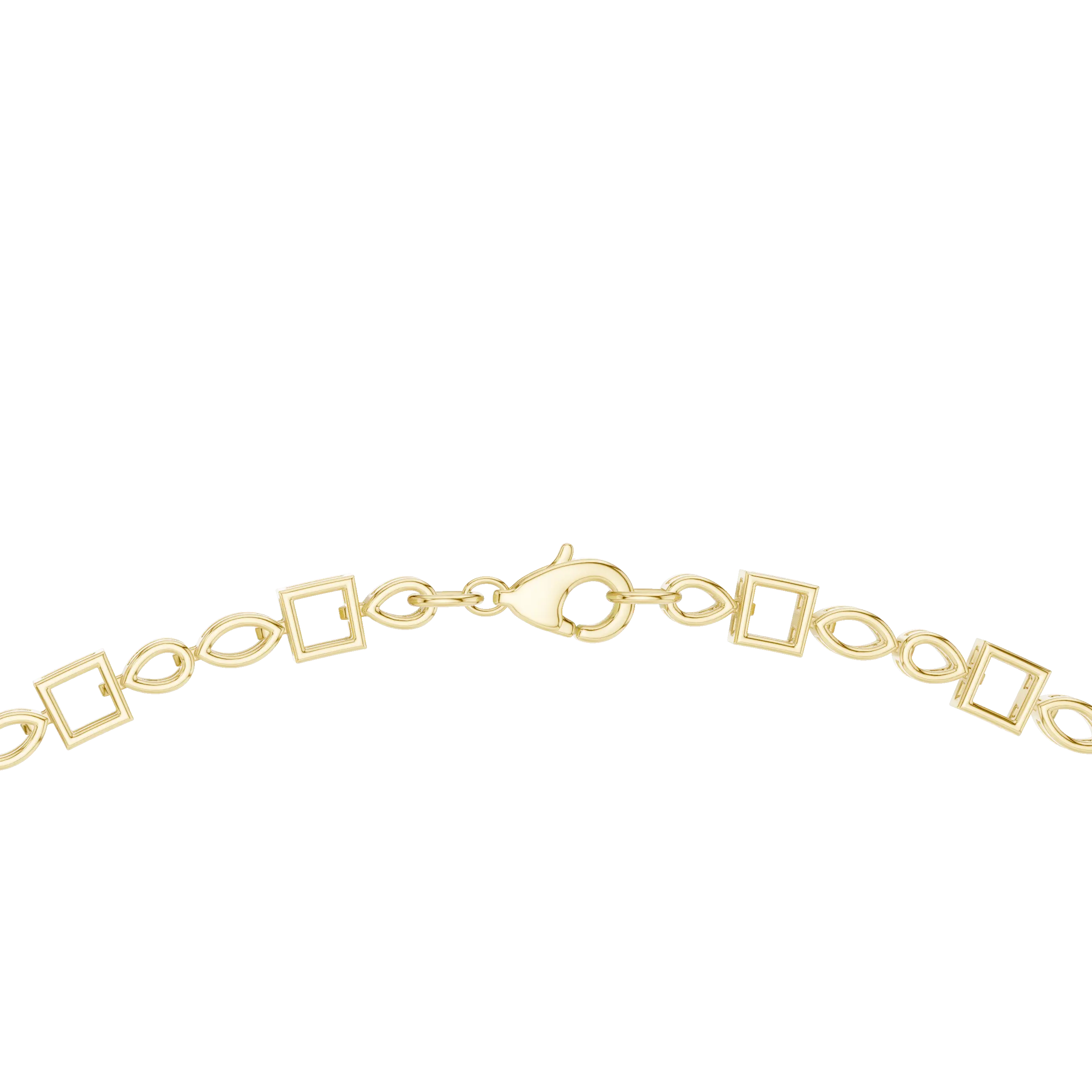 Side-Profile: Round Diamond Bracelet with Prong Setting in 14k Yellow Gold - Lab Grown - Driona Jewels