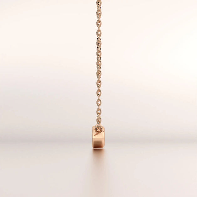 chain metal no diamond rose gold base front