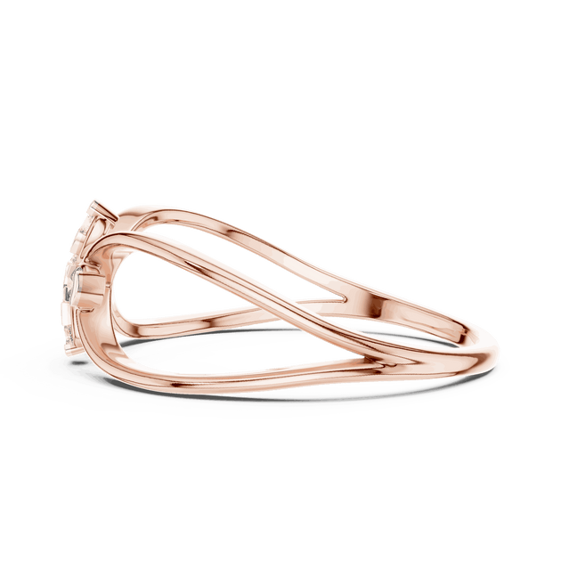 Driona Jewels Infinity Cross Diamond Ring | 14K Gold Lab Grown Jewelry