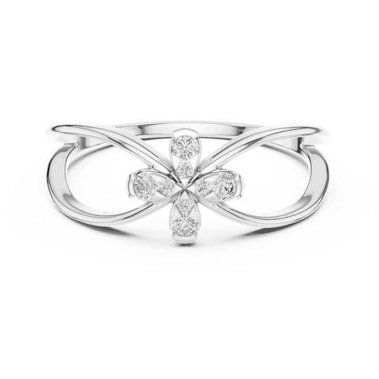 Driona Jewels Infinity Cross Diamond Ring | 14K Gold Lab Grown Jewelry