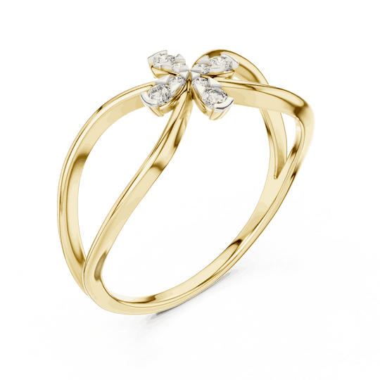 Driona Jewels Infinity Cross Diamond Ring | 14K Gold Lab Grown Jewelry