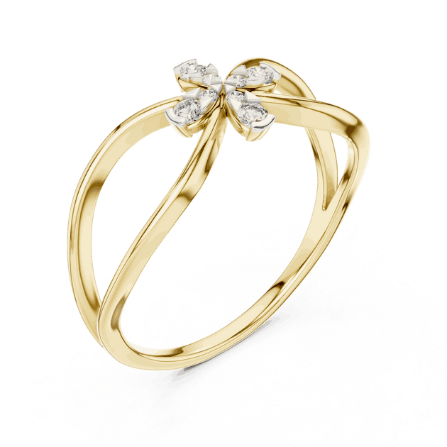 Driona Jewels Infinity Cross Diamond Ring | 14K Gold Lab Grown Jewelry