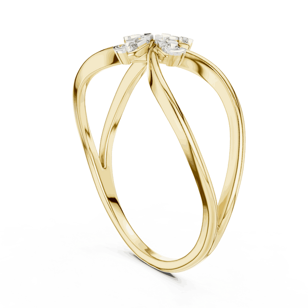 Driona Jewels Infinity Cross Diamond Ring | 14K Gold Lab Grown Jewelry