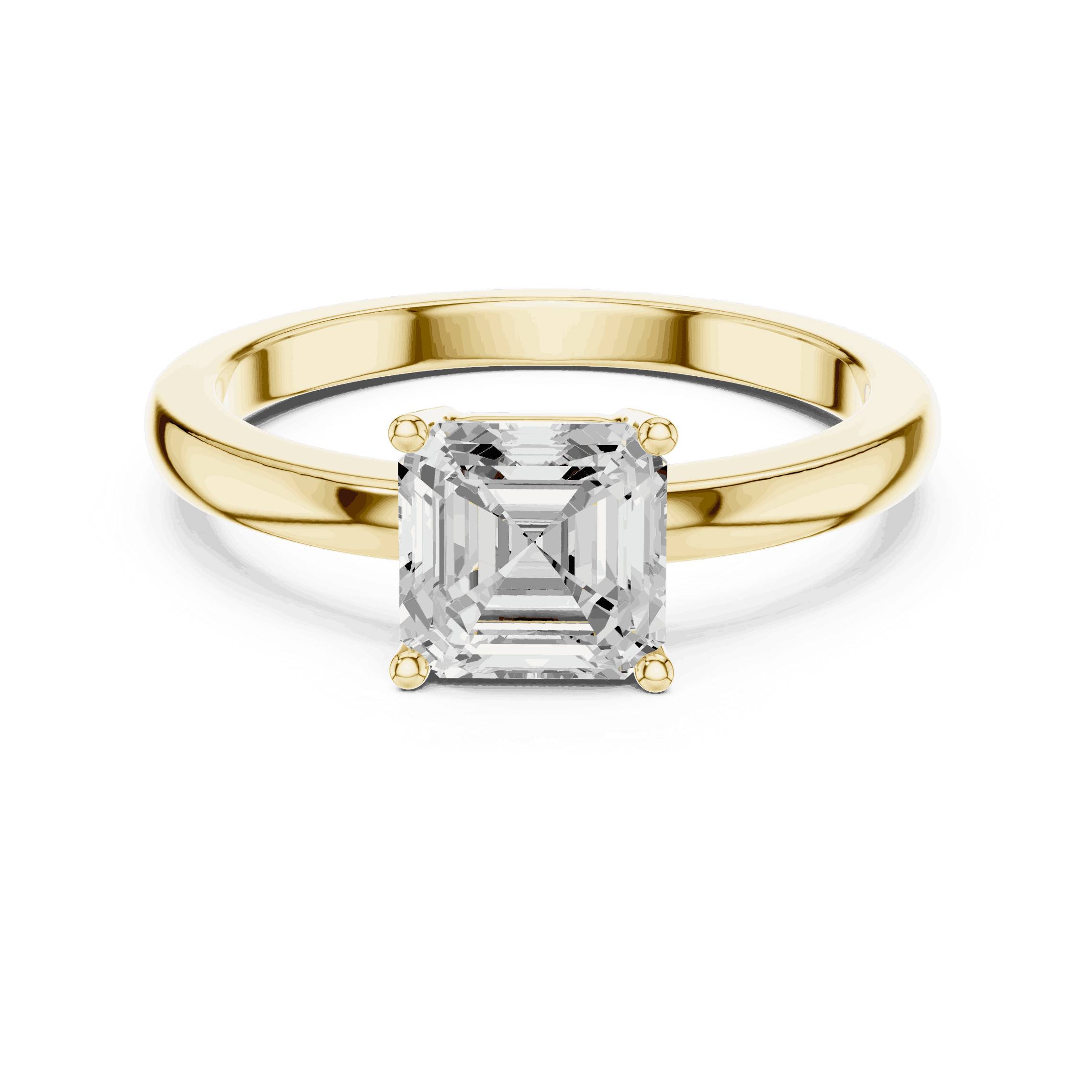 Cushion Diamond Solitaire Brilliance Engagement Ring Rose Gold 18K | Lab Grown | Driona Jewels