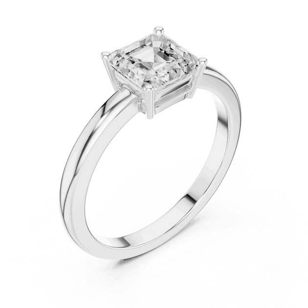 Cushion Diamond Solitaire Brilliance Engagement Ring Rose Gold 18K | Lab Grown | Driona Jewels