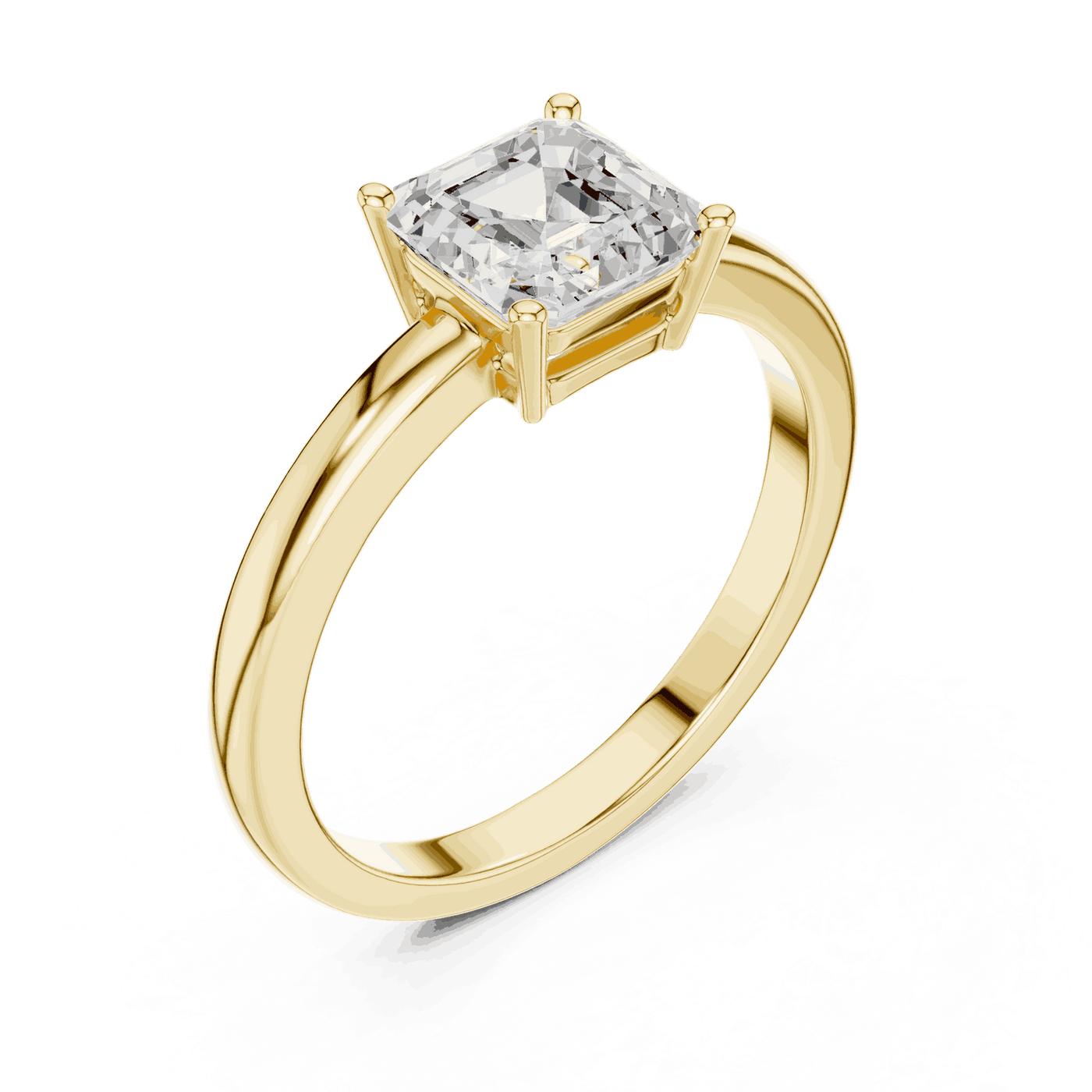 Cushion Diamond Solitaire Brilliance Engagement Ring Rose Gold 18K | Lab Grown | Driona Jewels