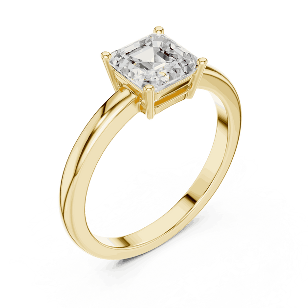 Cushion Diamond Solitaire Brilliance Engagement Ring Rose Gold 18K | Lab Grown | Driona Jewels