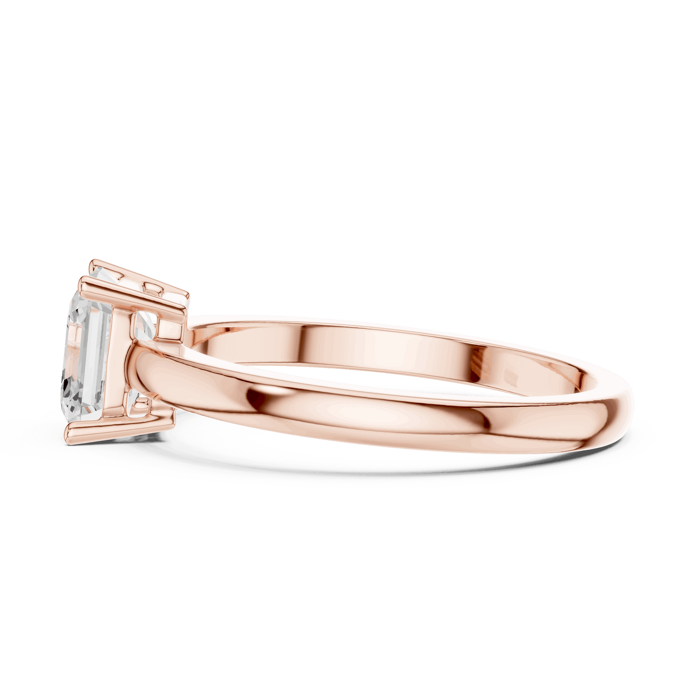 Cushion Diamond Solitaire Brilliance Engagement Ring Rose Gold 18K | Lab Grown | Driona Jewels