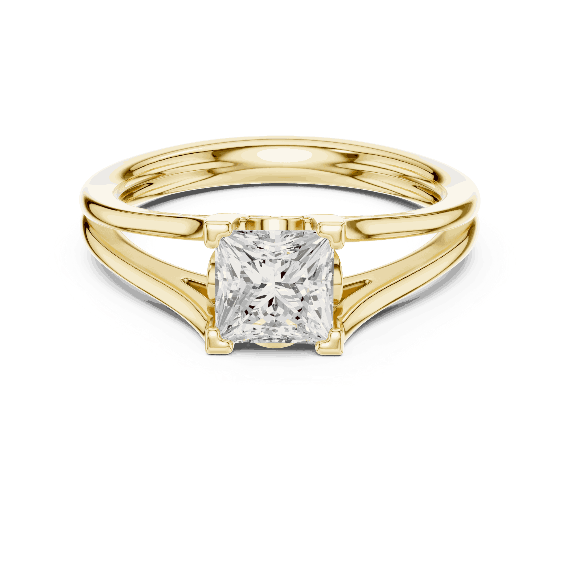 Cushion Diamond Vintage Solitaire Engagement Ring Rose Gold 18K | Lab Grown | Driona Jewels