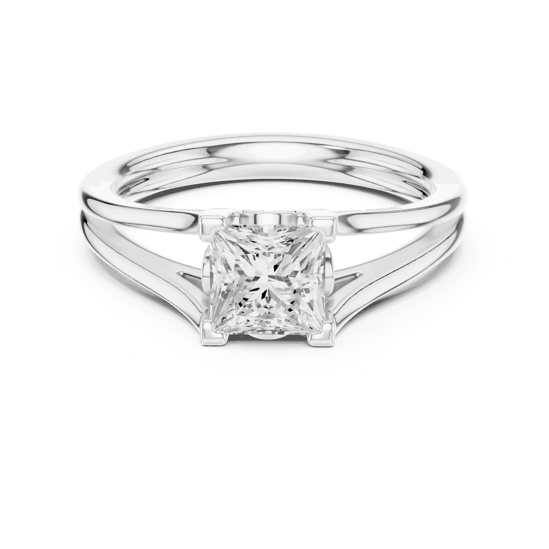 Cushion Diamond Vintage Solitaire Engagement Ring Rose Gold 18K | Lab Grown | Driona Jewels