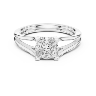 Cushion Diamond Vintage Solitaire Engagement Ring Rose Gold 18K | Lab Grown | Driona Jewels