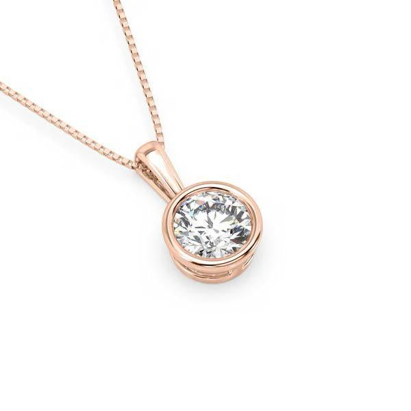 Reference for Bezel-set solitaire pendant