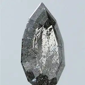 Oval Cut Salt and Pepper IGI Certified Natural Diamond