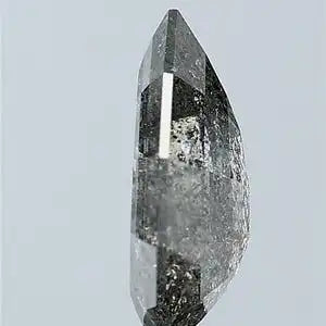 Oval Cut Salt and Pepper IGI Certified Natural Diamond