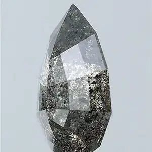 Oval Cut Salt and Pepper IGI Certified Natural Diamond