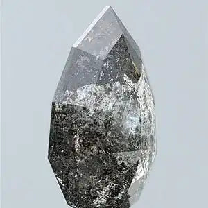Oval Cut Salt and Pepper IGI Certified Natural Diamond