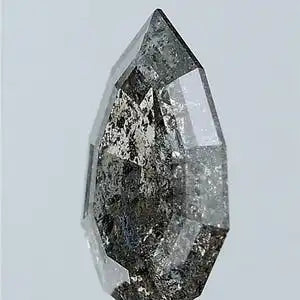Oval Cut Salt and Pepper IGI Certified Natural Diamond