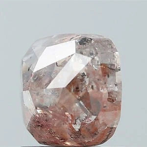 Cushion Cut Purple Salt and Pepper IGI Certified Natural Diamond