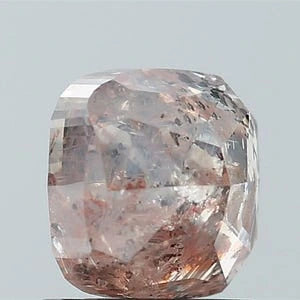 Cushion Cut Purple Salt and Pepper IGI Certified Natural Diamond