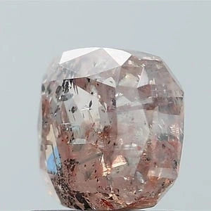 Cushion Cut Purple Salt and Pepper IGI Certified Natural Diamond