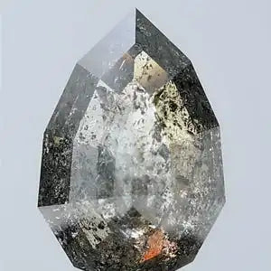 Oval Cut Salt and Pepper IGI Certified Natural Diamond