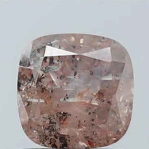 Cushion Cut Purple Salt and Pepper IGI Certified Natural Diamond