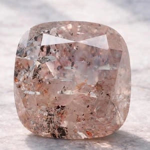 Cushion Cut Purple Salt and Pepper IGI Certified Natural Diamond
