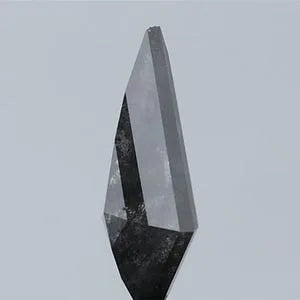 Kite Polished Cut Salt and Pepper IGI Certified Natural Diamond