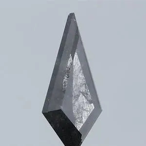 Kite Polished Cut Salt and Pepper IGI Certified Natural Diamond
