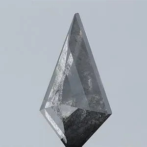 Kite Polished Cut Salt and Pepper IGI Certified Natural Diamond
