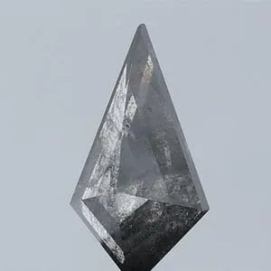 Kite Polished Cut Salt and Pepper IGI Certified Natural Diamond