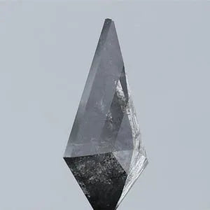 Kite Polished Cut Salt and Pepper IGI Certified Natural Diamond
