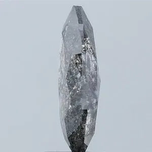 Marquise Cut Salt and Pepper IGI Certified Natural Diamond