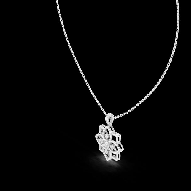 Minimal Flower Necklace | Delicate Women’s Jewelry