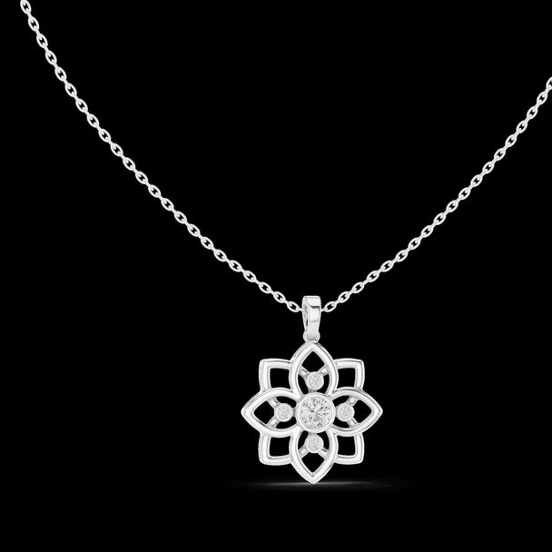 Minimal Flower Necklace | Delicate Women’s Jewelry