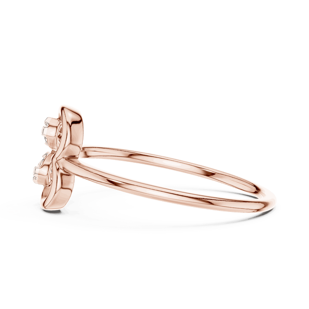 Driona Jewels Heart Diamond Ring | 14K Gold Three Stone Promise Ring