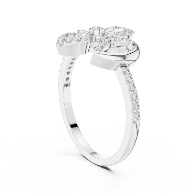 Driona Jewels Floral Diamond Ring – Lab Grown Symmetrical Bloom Jewelry