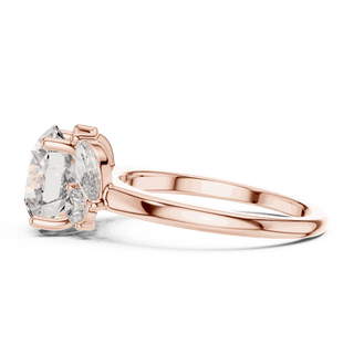 Oval Diamond Solitaire Brilliance Engagement Ring Gold 18K | Lab Grown | Driona Jewels