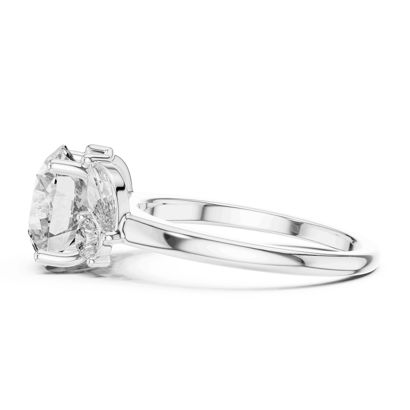 Oval Diamond Solitaire Brilliance Engagement Ring Gold 18K | Lab Grown | Driona Jewels