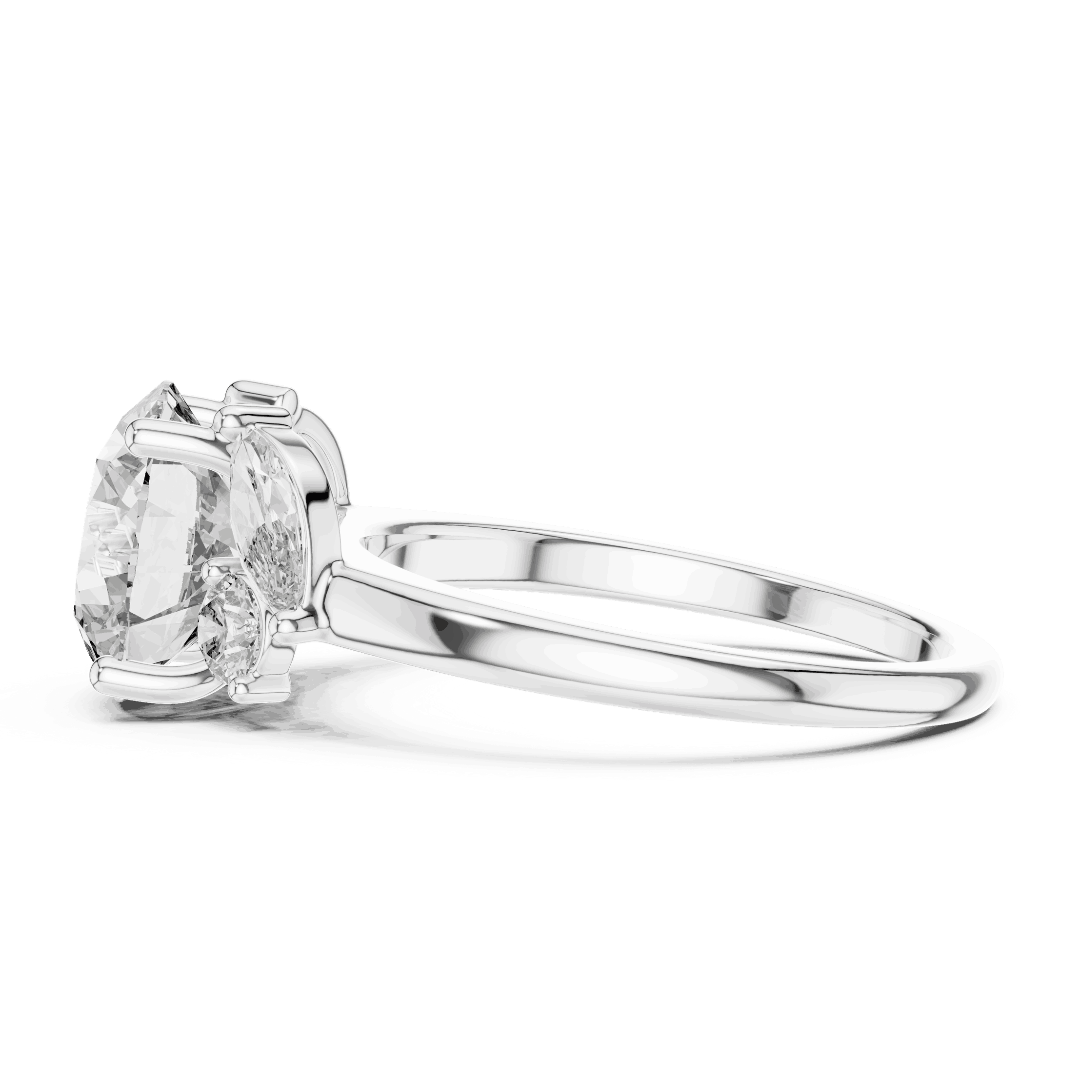 Oval Diamond Solitaire Brilliance Engagement Ring Gold 18K | Lab Grown | Driona Jewels