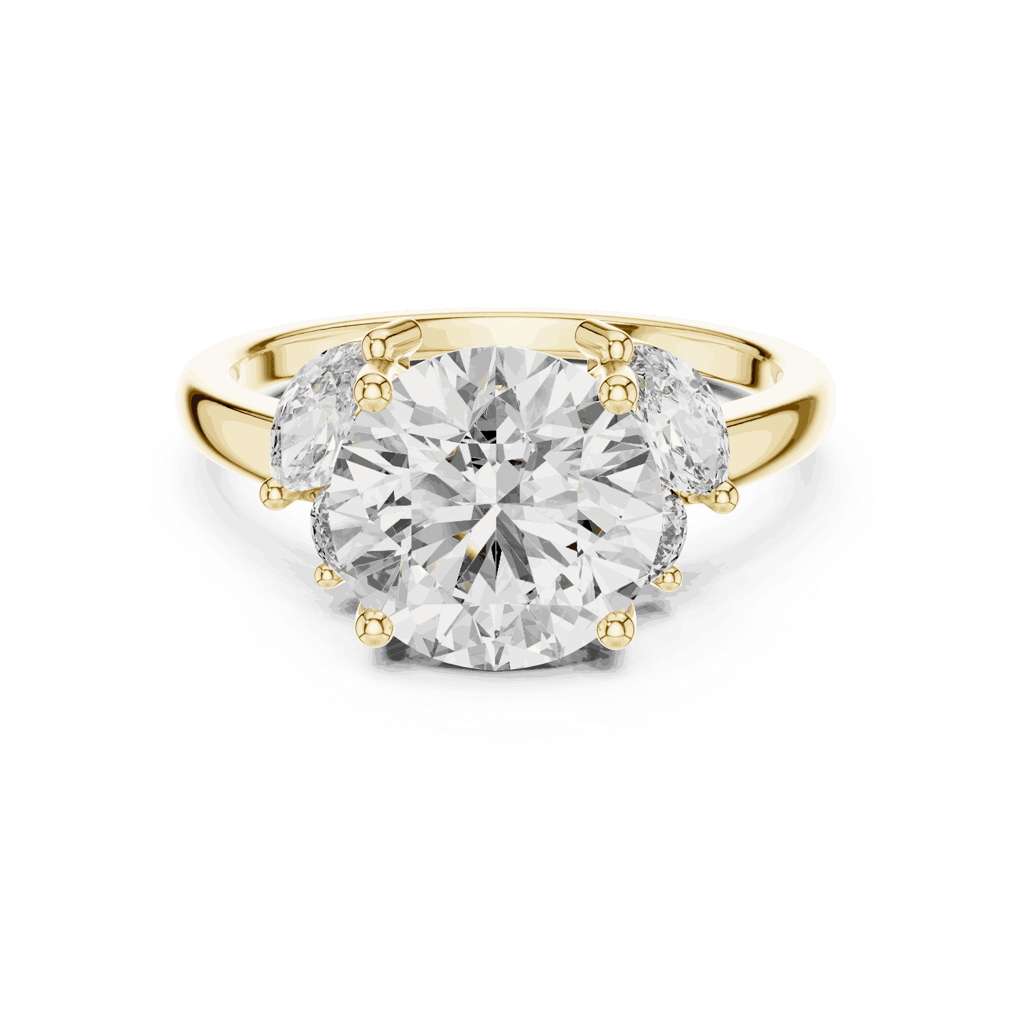 Oval Diamond Solitaire Brilliance Engagement Ring Gold 18K | Lab Grown | Driona Jewels