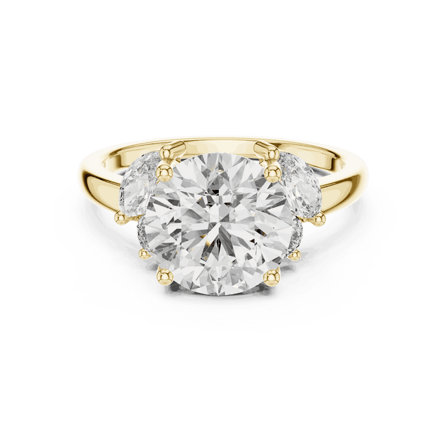 Oval Diamond Solitaire Brilliance Engagement Ring Gold 18K | Lab Grown | Driona Jewels