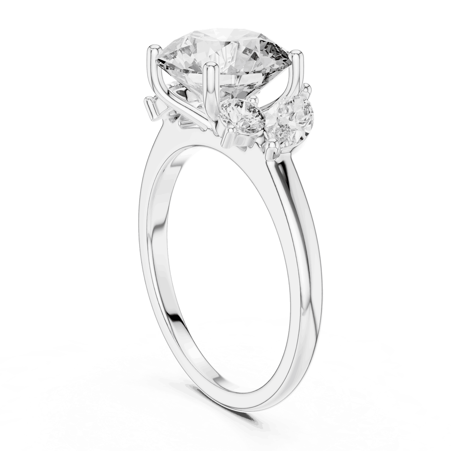 Oval Diamond Solitaire Brilliance Engagement Ring Gold 18K | Lab Grown | Driona Jewels