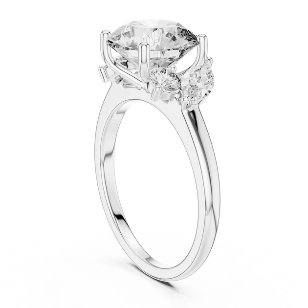 Oval Diamond Solitaire Brilliance Engagement Ring Gold 18K | Lab Grown | Driona Jewels