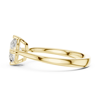 Oval Diamond Solitaire Brilliance Engagement Ring Rose Gold 18K | Lab Grown | Driona Jewels