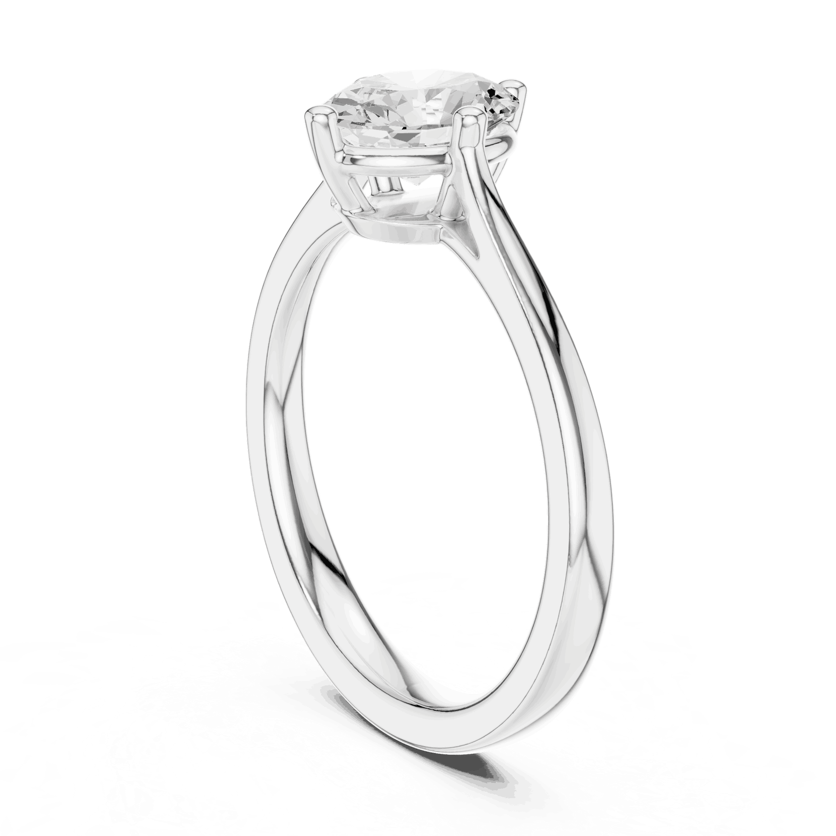Oval Diamond Solitaire Brilliance Engagement Ring Rose Gold 18K | Lab Grown | Driona Jewels