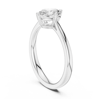 Oval Diamond Solitaire Brilliance Engagement Ring Rose Gold 18K | Lab Grown | Driona Jewels