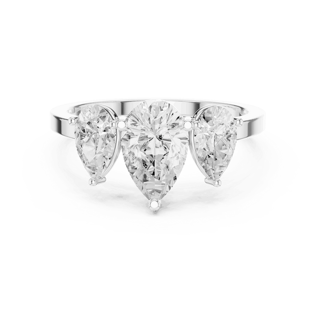 Oval Diamond Toi Et Moi Engagement Ring Rose Gold 18K | Lab Grown | Driona Jewels